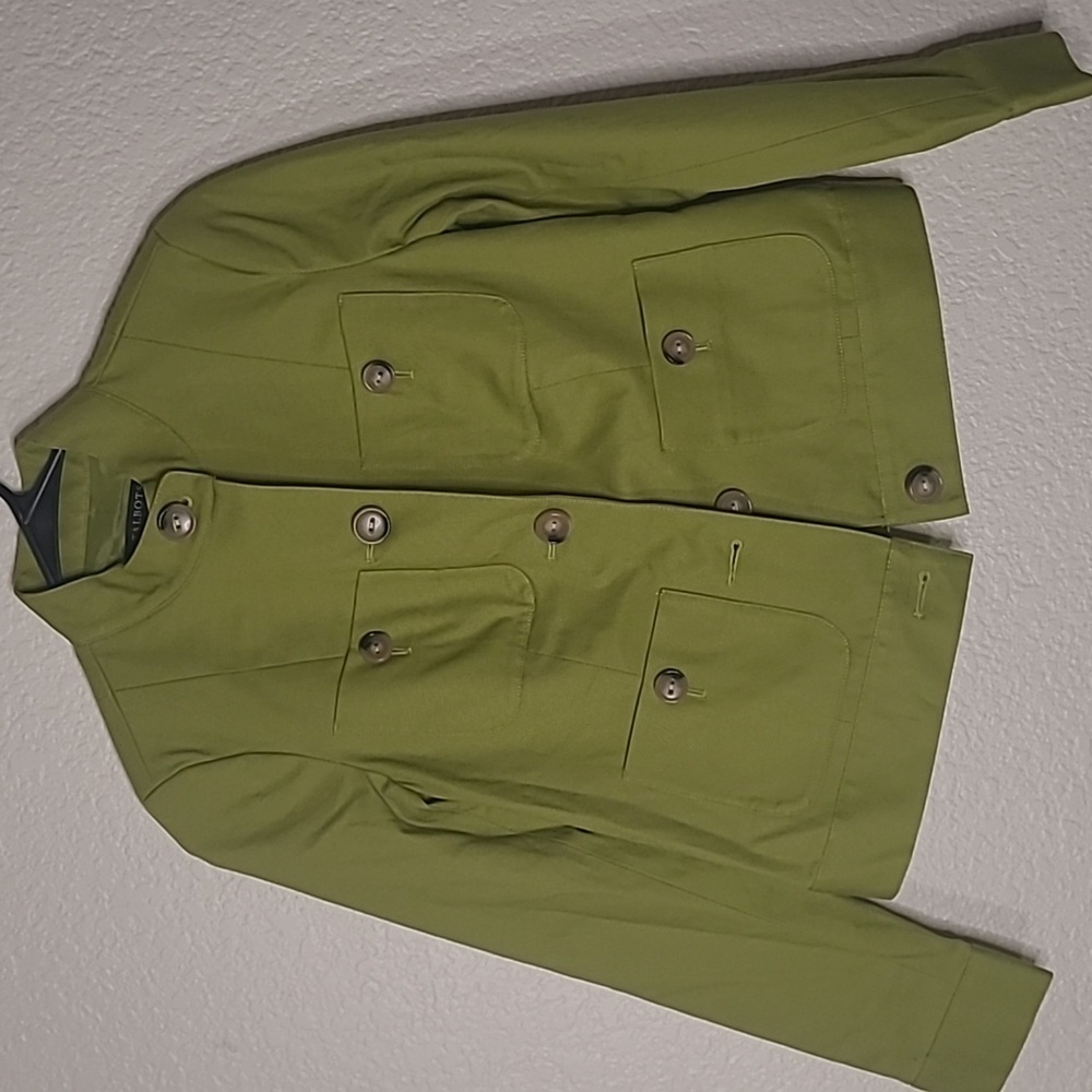 Talbots NWT Green 0P Button Down Jacket - Picture 2 of 7